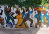 Ciudad Vieja en MONTEVIDEO. - Mural Páez Vilaró.
